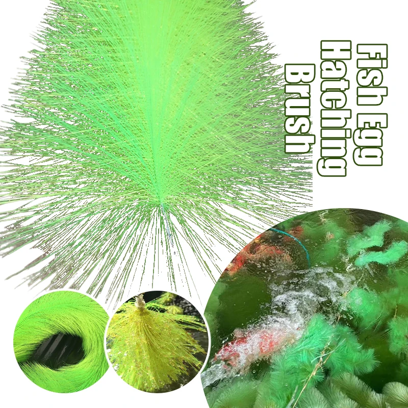 Hot Sale! Fish Spawning Koi Pond Breeding Laying Eggs Rope Brush Pet Supplies Tool Fish Pond Filter Hatching Grass Brush New