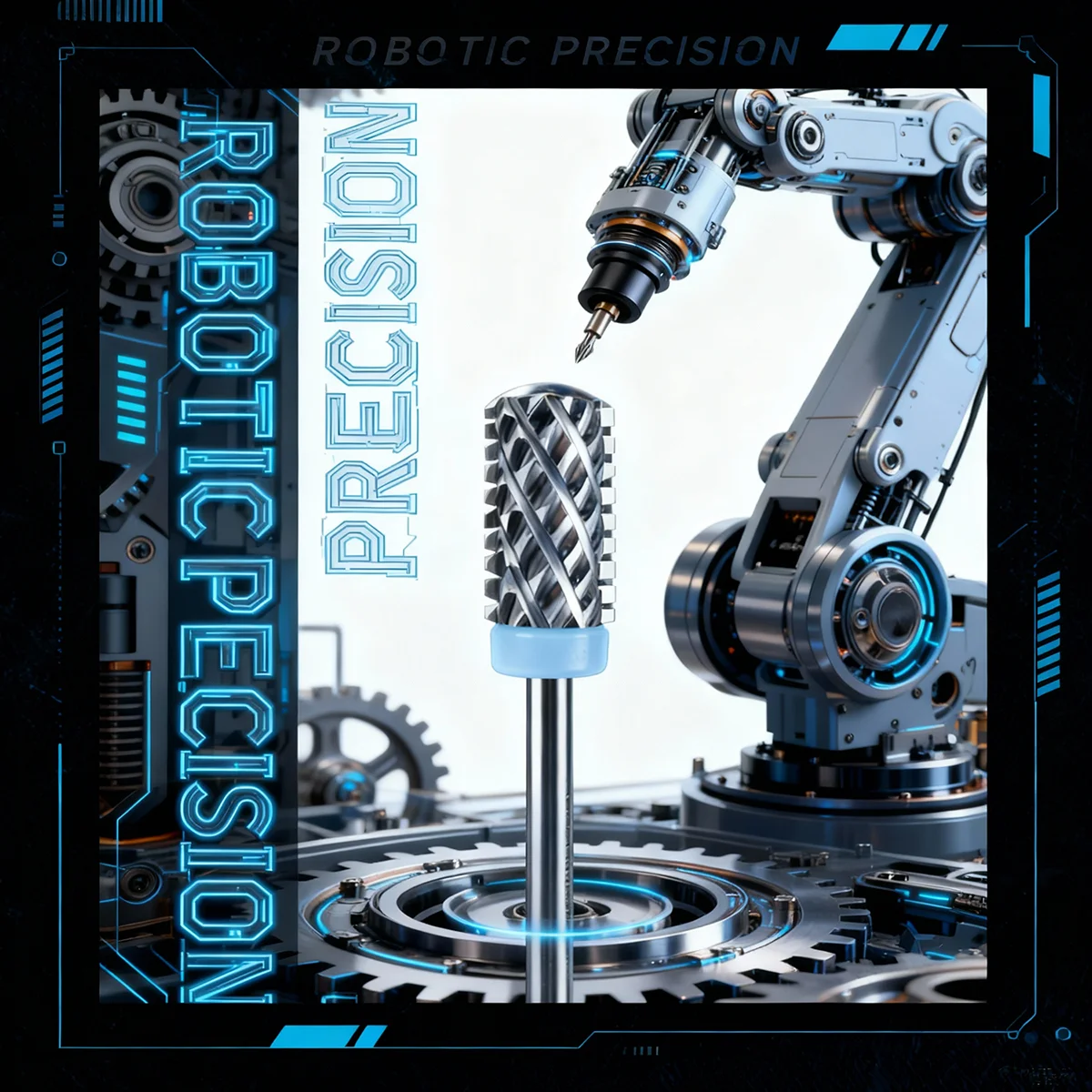 RolinStar 6.6 대형 라운드 탑 배럴 안전 4XC 5XC 오리지널 아크릴 파우더 딥핑 킬러 리무버 가장 강력한 네일 드릴 비트