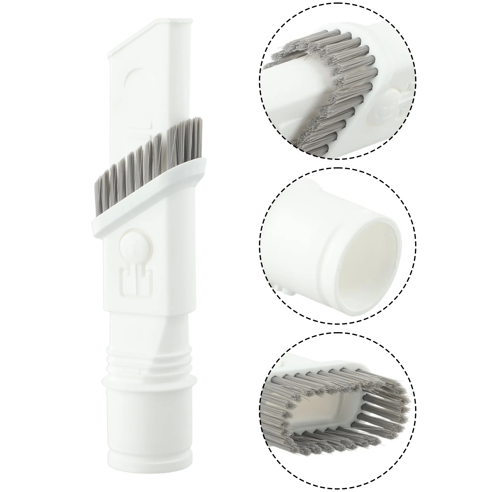 32mm 2-in-1 Crevice Tool Brush For HOOVER For DYSON For Shark Series For Vacuum Cleaner Replacement Parts Dusting Brush