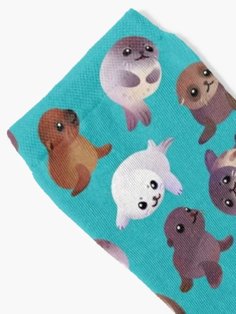 Seal pup Socks compression anime Ladies Socks Men's