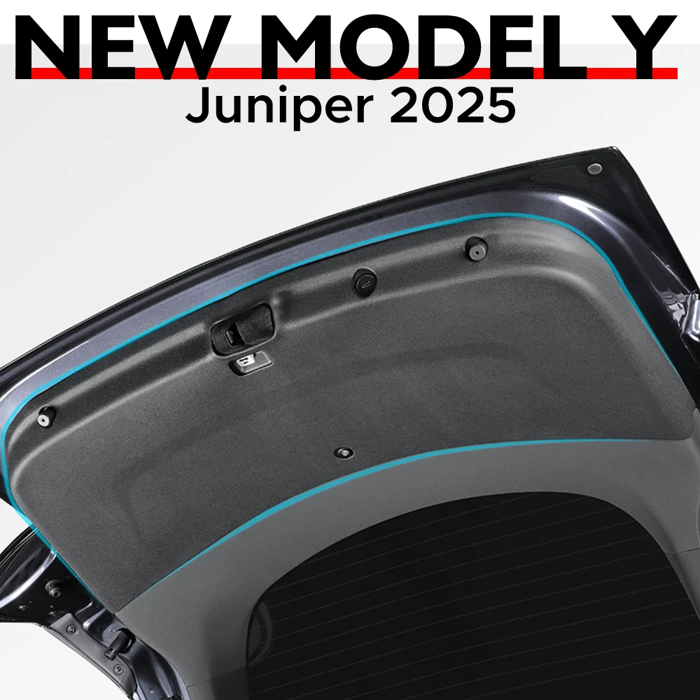

For Tesla New Model Y 2025 Juniper Launch Rear Trunk Tailgate Mat Protector Pad All Weather Interior Door Liners Guard