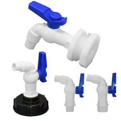 IBC Tanque Tap Válvula Adaptador, Grosso Rosca Jardim Quick Connect Faucet, Masculino Torneira Acessório Fitting, S60X6, 1/2 