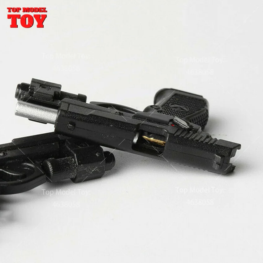 1/6 Scale QSZ92 Pistol Semi-automatic Guns Weapon Props Plastic Model Fit 12'' HT Action Figure Body Dolls