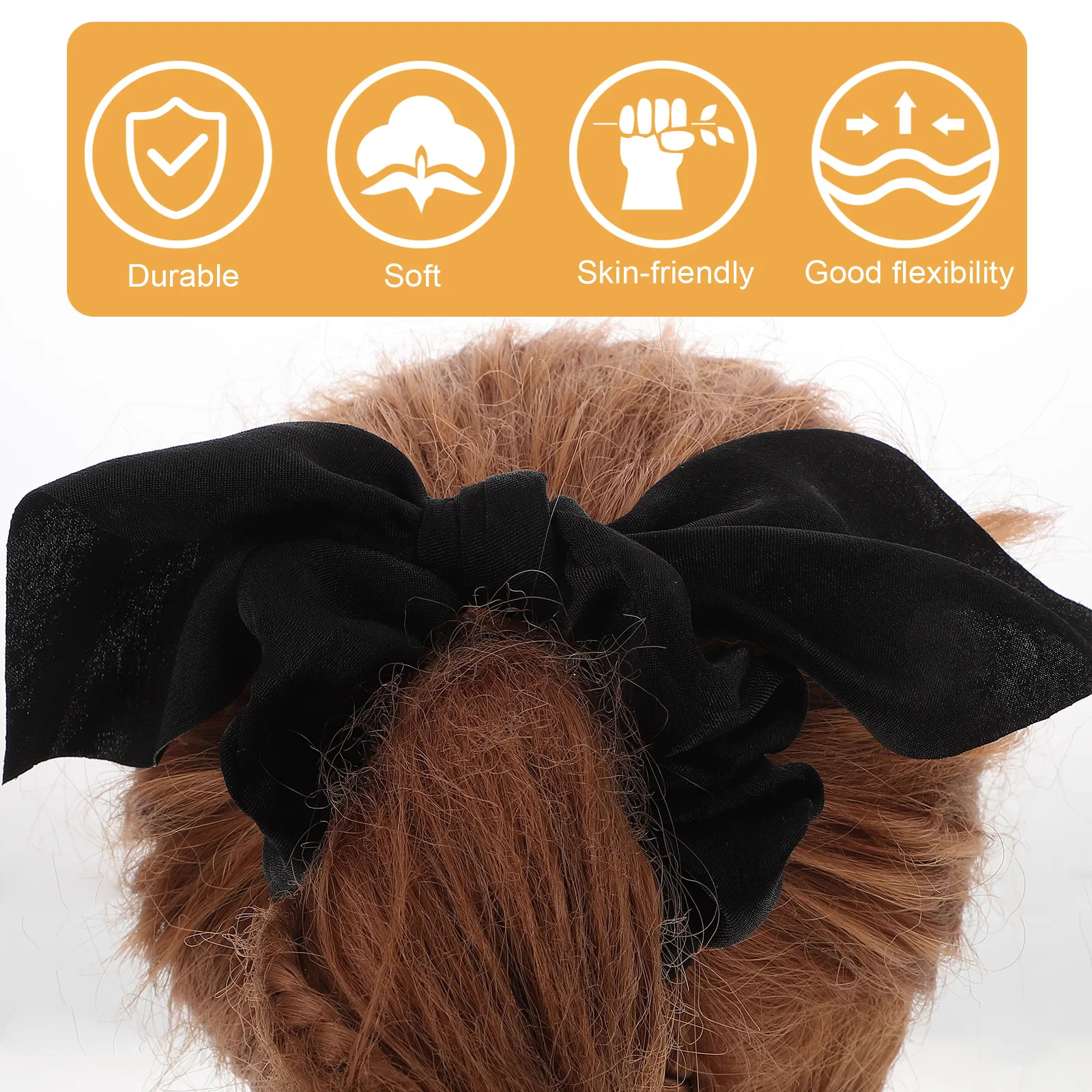 

10pcs Bow Ties Elastic Hair Ropes Scrunchies Ponytail Holders Soft Hydrating Damage Free Stylish Hairbands For Women Hair