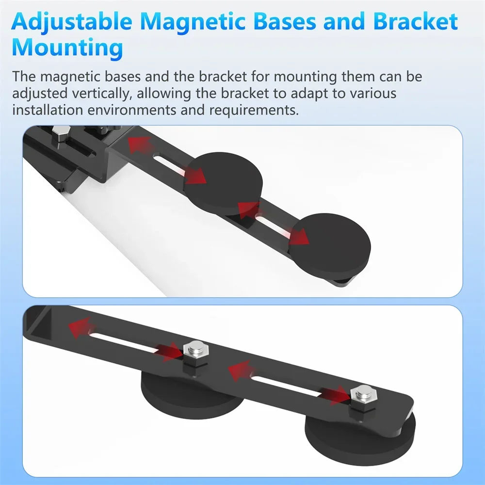 Imagem -04 - Suporte de Teto Magnético Starlink Gen v3 para Satélite Pivô Resistente Carro e Navio Kit de Montagem Starlink Padrão Star Compatível Gen3