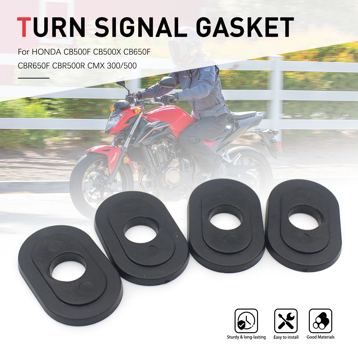 Turn Signals Indicator Adapter Spacers Replace For Honda CBR500R CBR650F CBR400R CB 400F 500F 650F 400X 500X CMX 300 500 Rebel