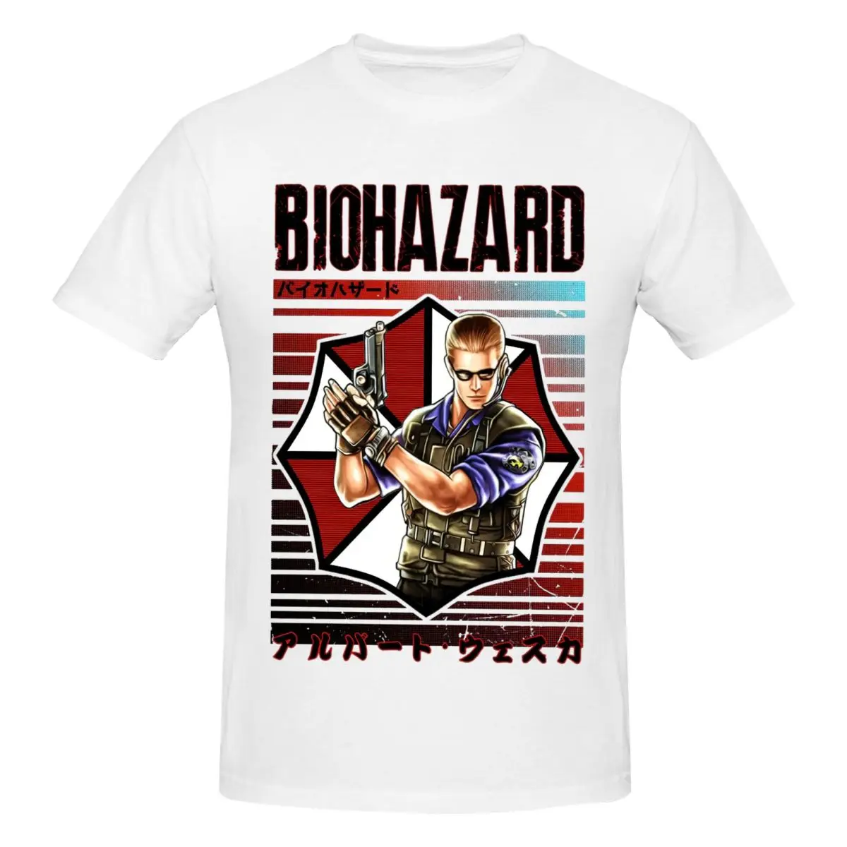 Albert Wesker Funny T Shirts Graphic Y2K Gifts O-neck Mens Women T-Shirt Clothes