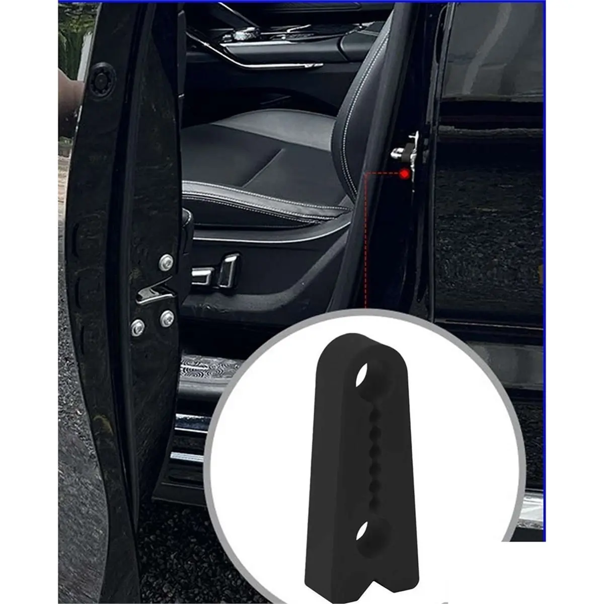 Car Door Lock Protector Pad, Door for Pad, Door Lock Protective Cover,Door Closing Anti-Collision Sticker