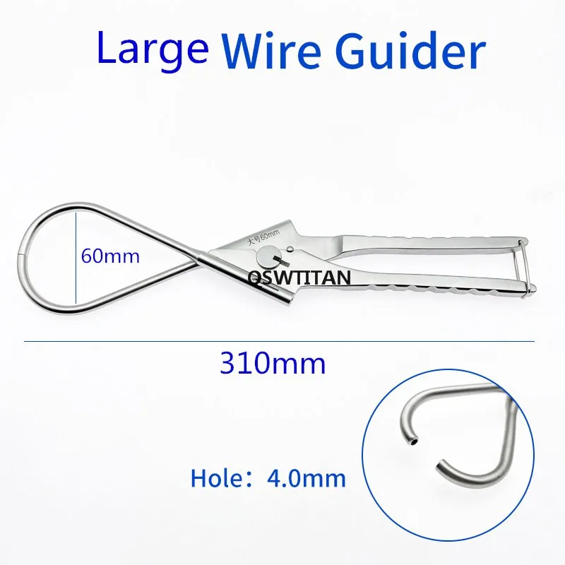 Orthopedic Steel Hollow Wire Guide Wire Passers Wire Guide Device Orthopedic Instrument Pet Instruments