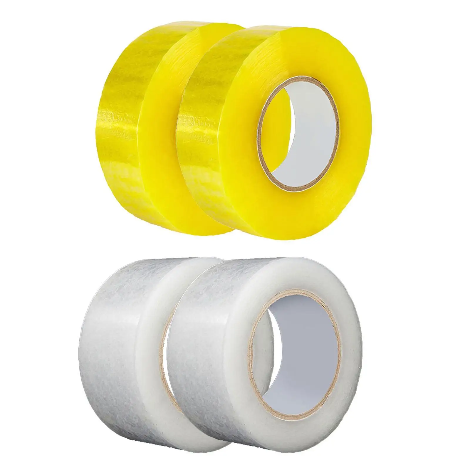 2x Packing Tape 196 Yards Per Roll Clear Packing Tape for Office Factory Box