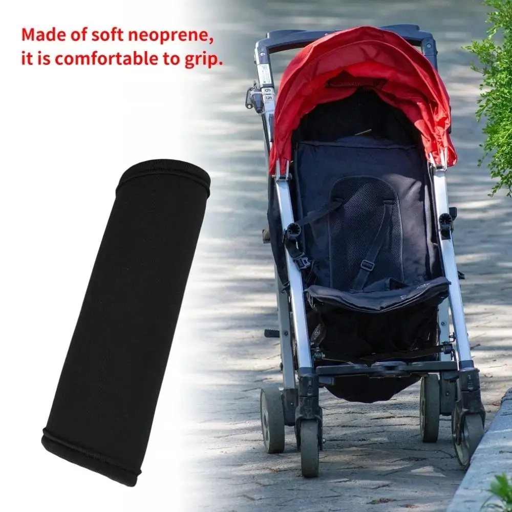 Soft Neoprene Luggage Handle Grip Wrap Comfortable Stroller Suitcase Grip Wrap Protective Cover Sleeve Travel Bag Accessories