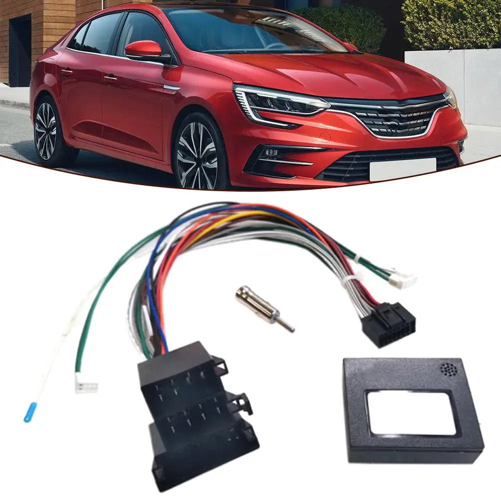 Car Radio for canbus Adapter for MEGANE 2 with Power Cable and Reliable ABS Material for Direct Installation Solutions