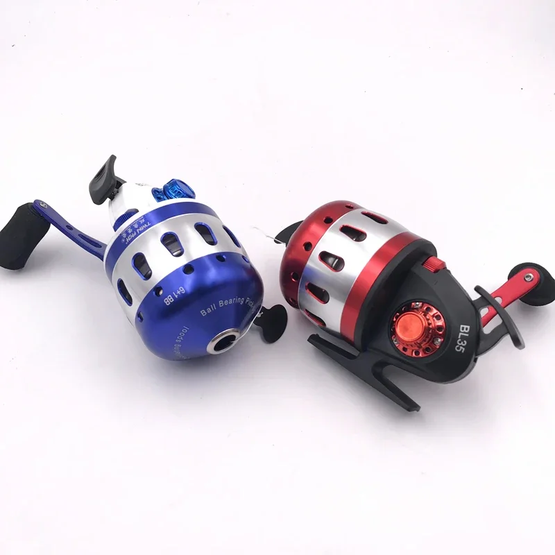 Carrete baitcasting Metal BL35 – Tiro cerrado para caza y pesca - imagen 5