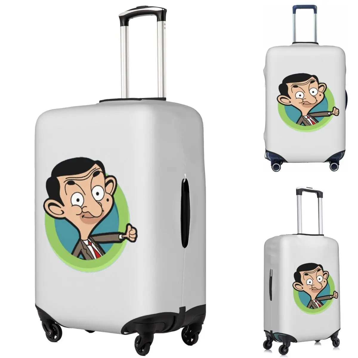 

Mr Bean (1) Suitcase Cover Protection Elastic Travel Luggage Protector Covers for 18-32 Inch