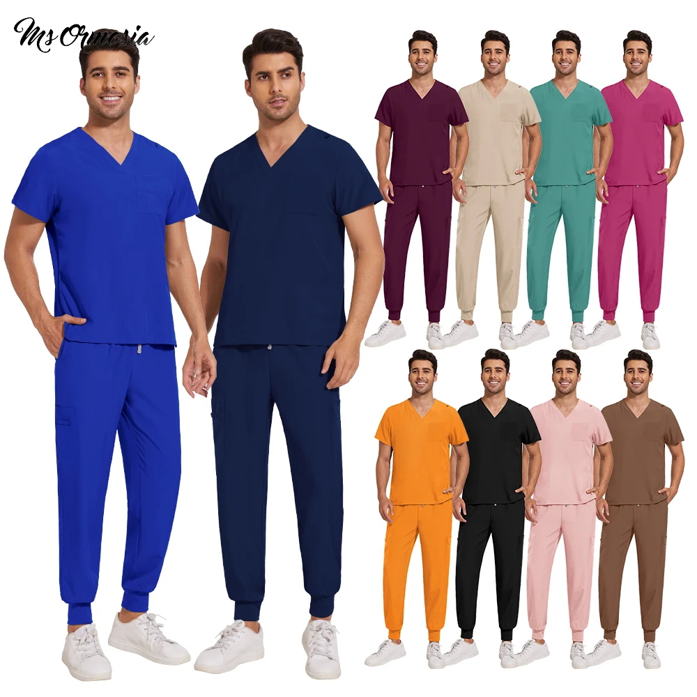 uniformes-medicos-roupas-cirurgicas-clinicas-para-mulheres-e-homens-roupas-de-trabalho-para-enfermagem-em-hospital-camisas-com-bolsos-calcas-traje-para-dentista-veterinario-e-medico