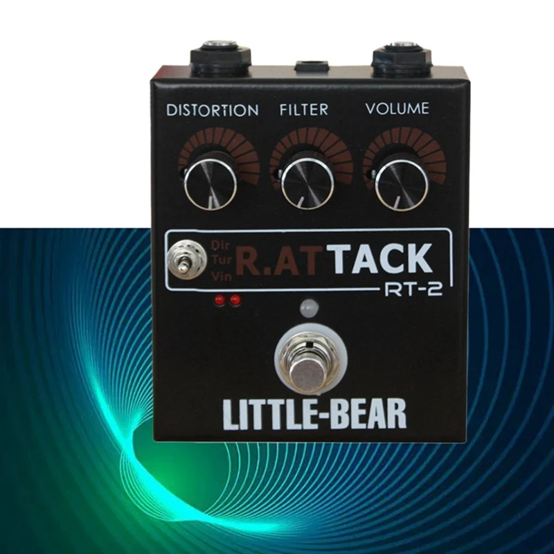 3-Speed Guitar  Effects Monoblock Effects Fuzzy Pedal LED RAT Multi-Function Convenience Effects