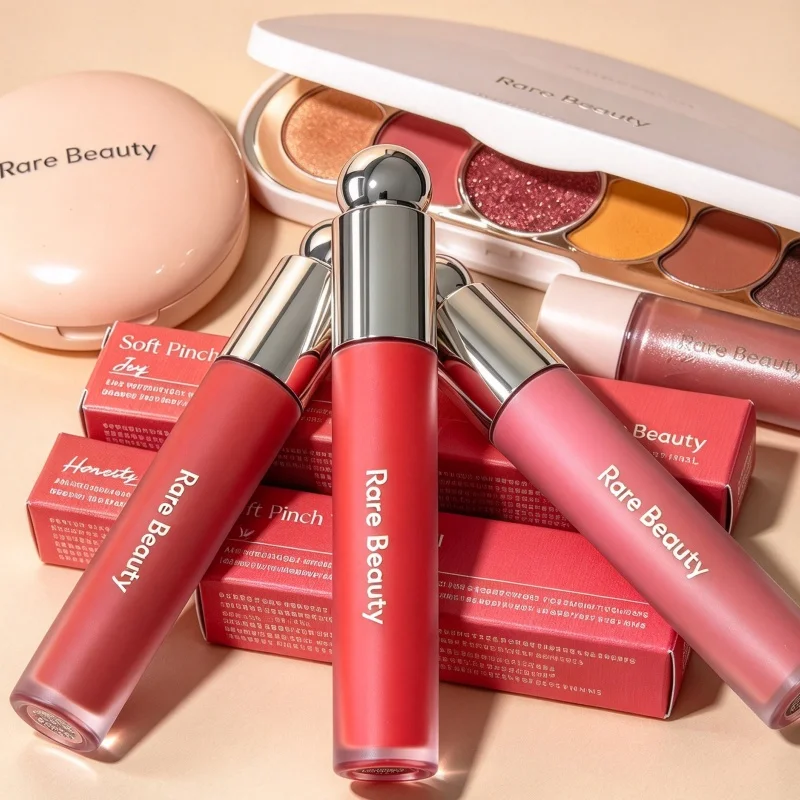Popular Rare Beauty Multicolored Worth Love Happy Hope Blusher Lip Glaze Nourishing Long-lasting Lipstick Highlighter Brand