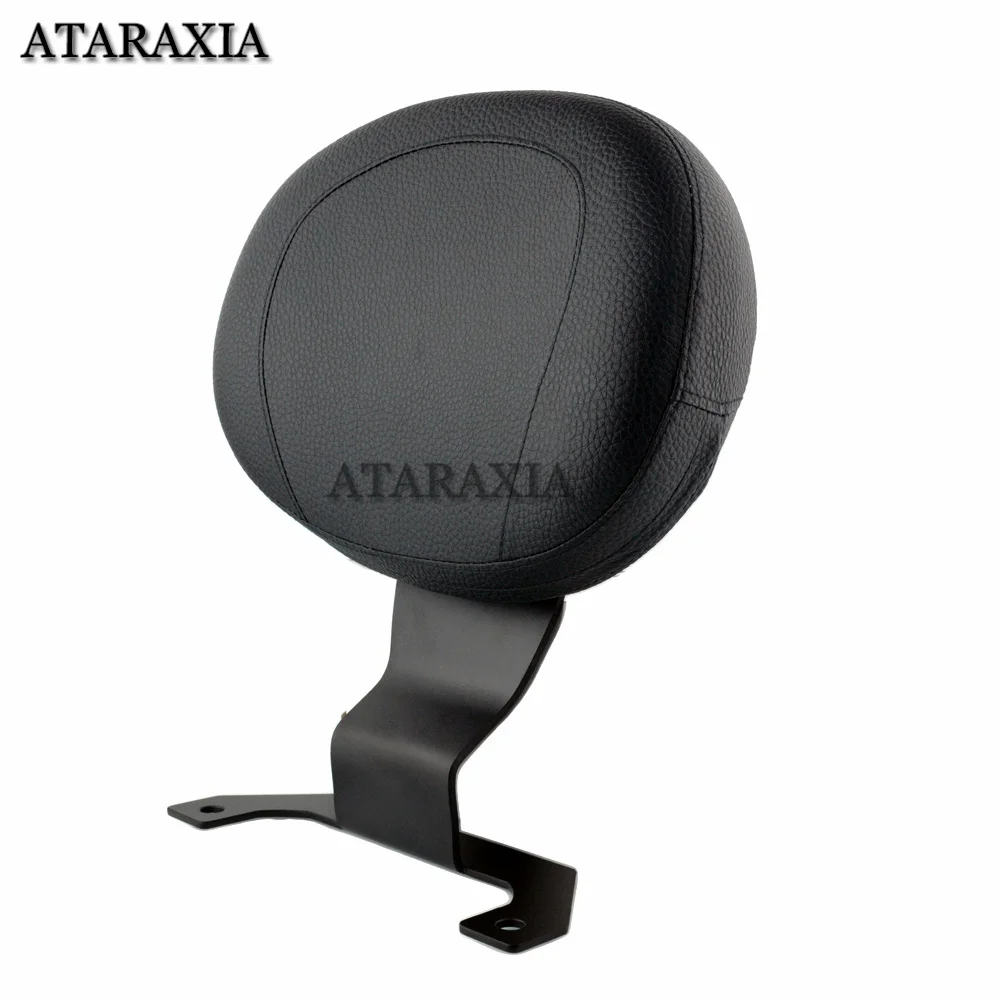 For Suzuki Boulevard M109R Motorcycle Backrest PU Leather Back Rest Pad Driver Rider Leather Motor Driver Rider Sissy Bar Seat