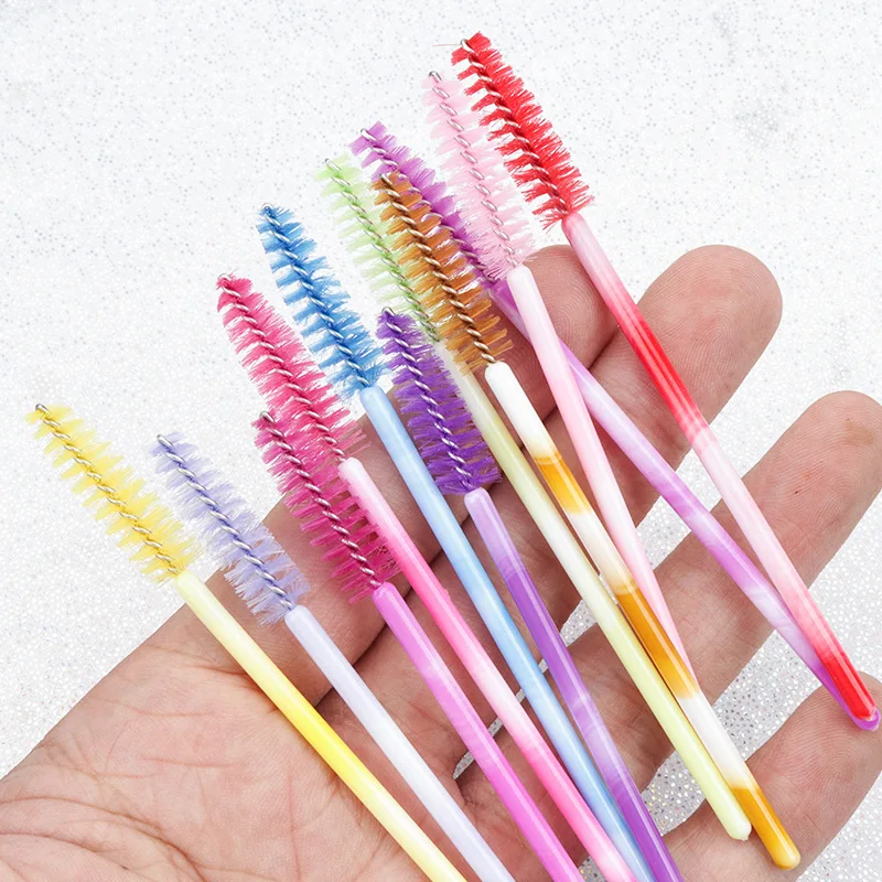 50PCS Eyelashes Brushes Set Wholesaler Disposable Lash Mascara Brush Lashes Extension Eyebrow Wands Applicator Makeup Tool