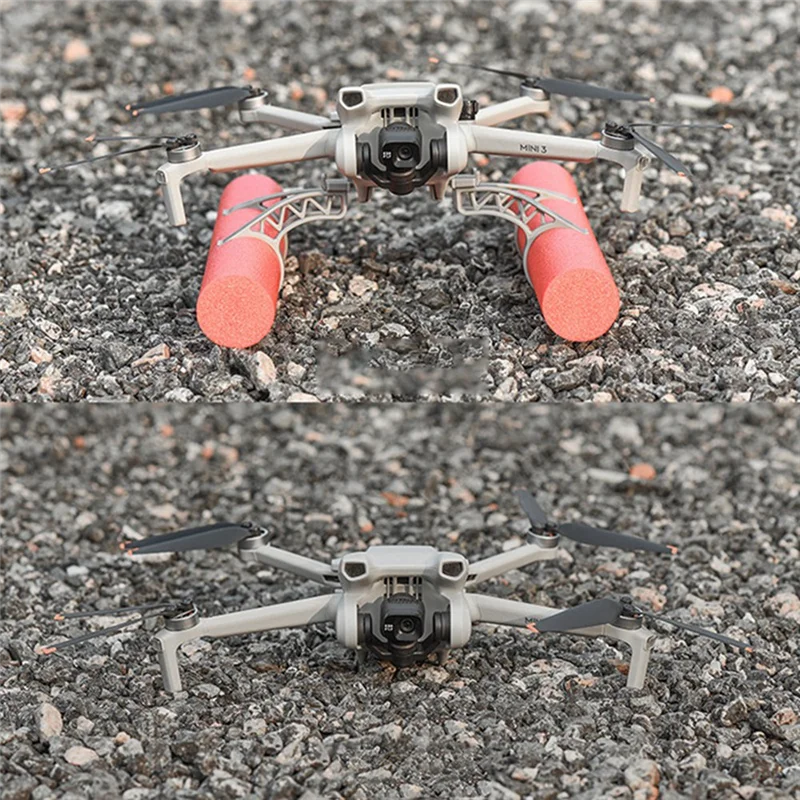 

STARTRC Special Water Buoyancy Bar Take-Off Kickstand Gray & Red ABS+Sponge Water Buoyancy Rod Tripod For DJI Mini 3