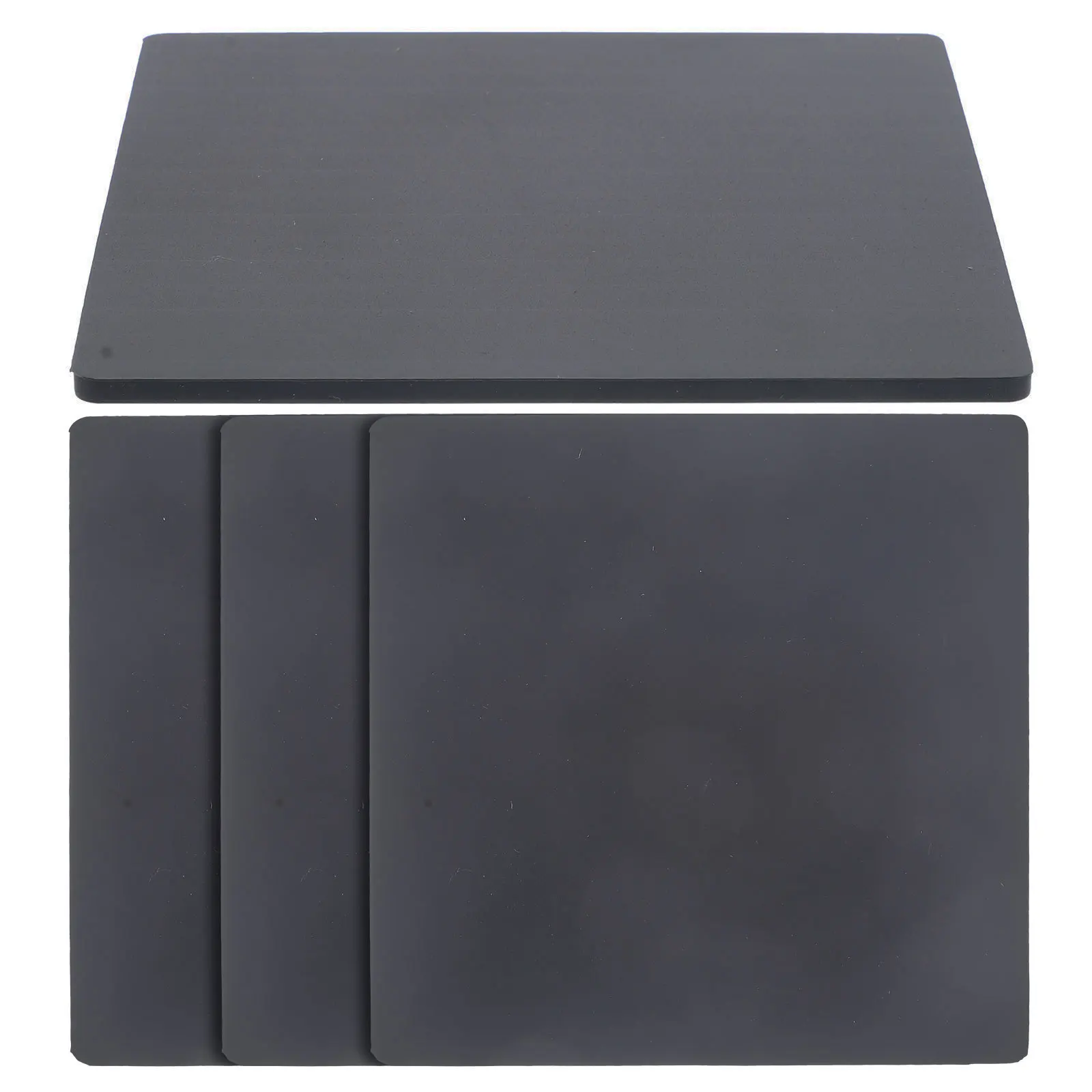 

4Pcs High-Quality Silicone Coaster Set Solid Color Anti-Skid Cup Pads Heat-Resistant Non-Slip Table Mats Portable Use