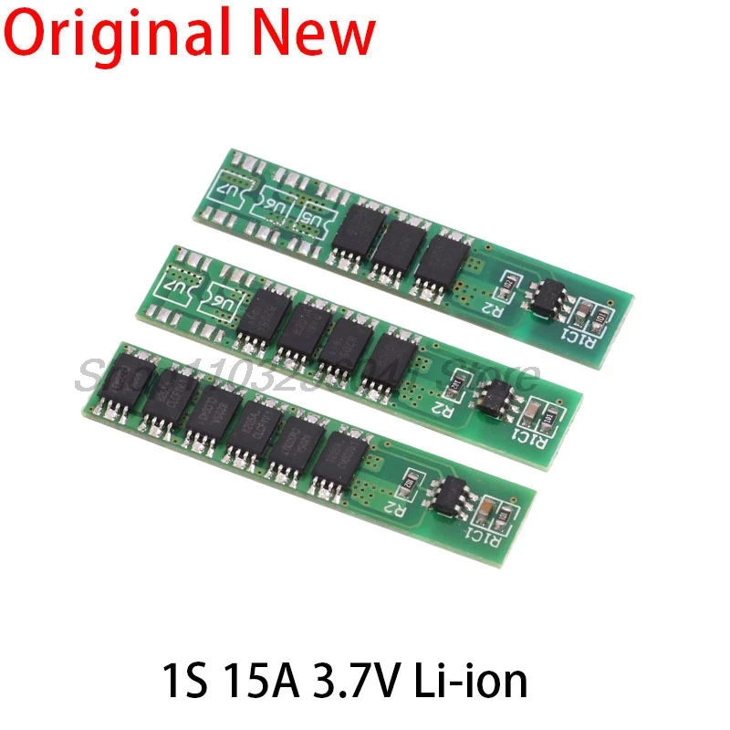 10PCS 1S 15A 3.7V Li-ion 3MOS 4MOS 6MOS BMS PCM Battery Protection Board PCM for 18650 Lithium Lion Battery