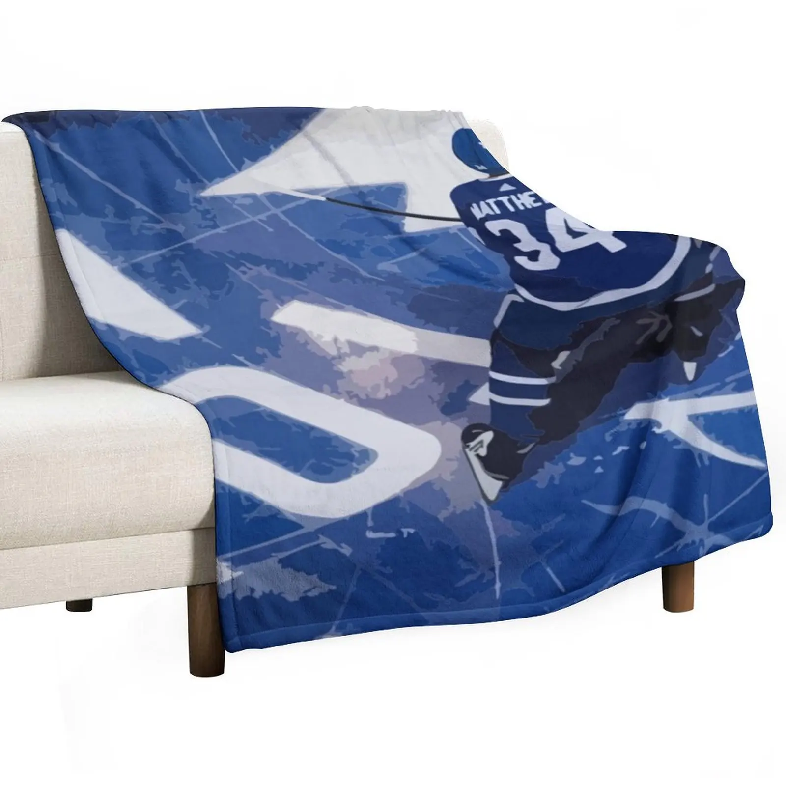 

Auston Matthews Painting Throw Blanket Thins Kid'S Summer Beddings Luxury Thicken Blankets