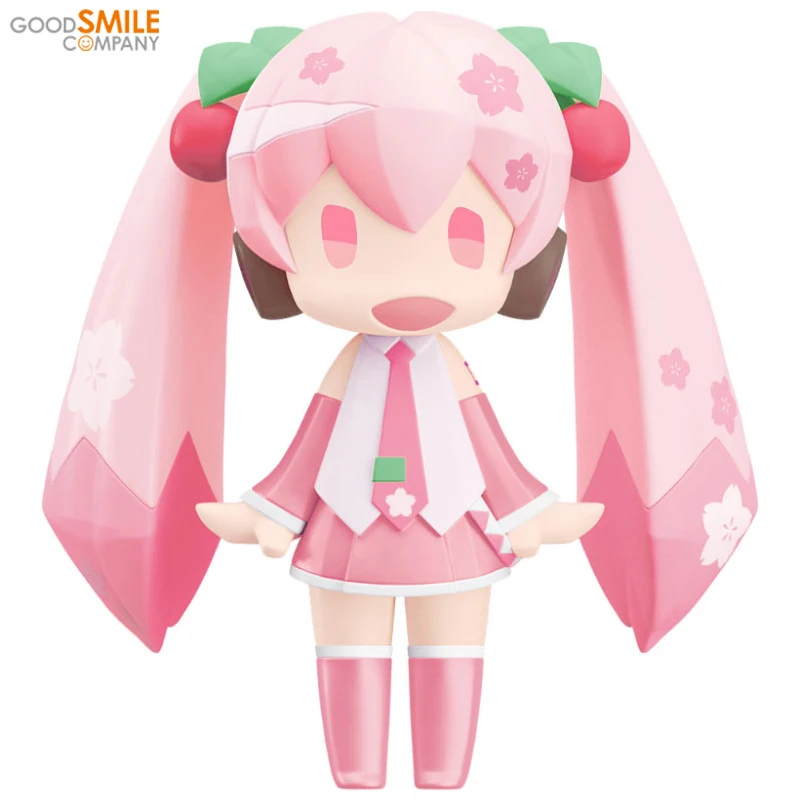 Original New GSC HELLO! GOOD SMILE Hatsune Miku 100mm Collectible Anime Figure Model Ornament Toy Gifts