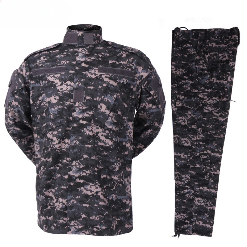 2.0 Multicam Tactical Camouflage Uniform Combat Suits Men Field Training Hunting Clothes Outdoor Jacket Pants Set Plus Size