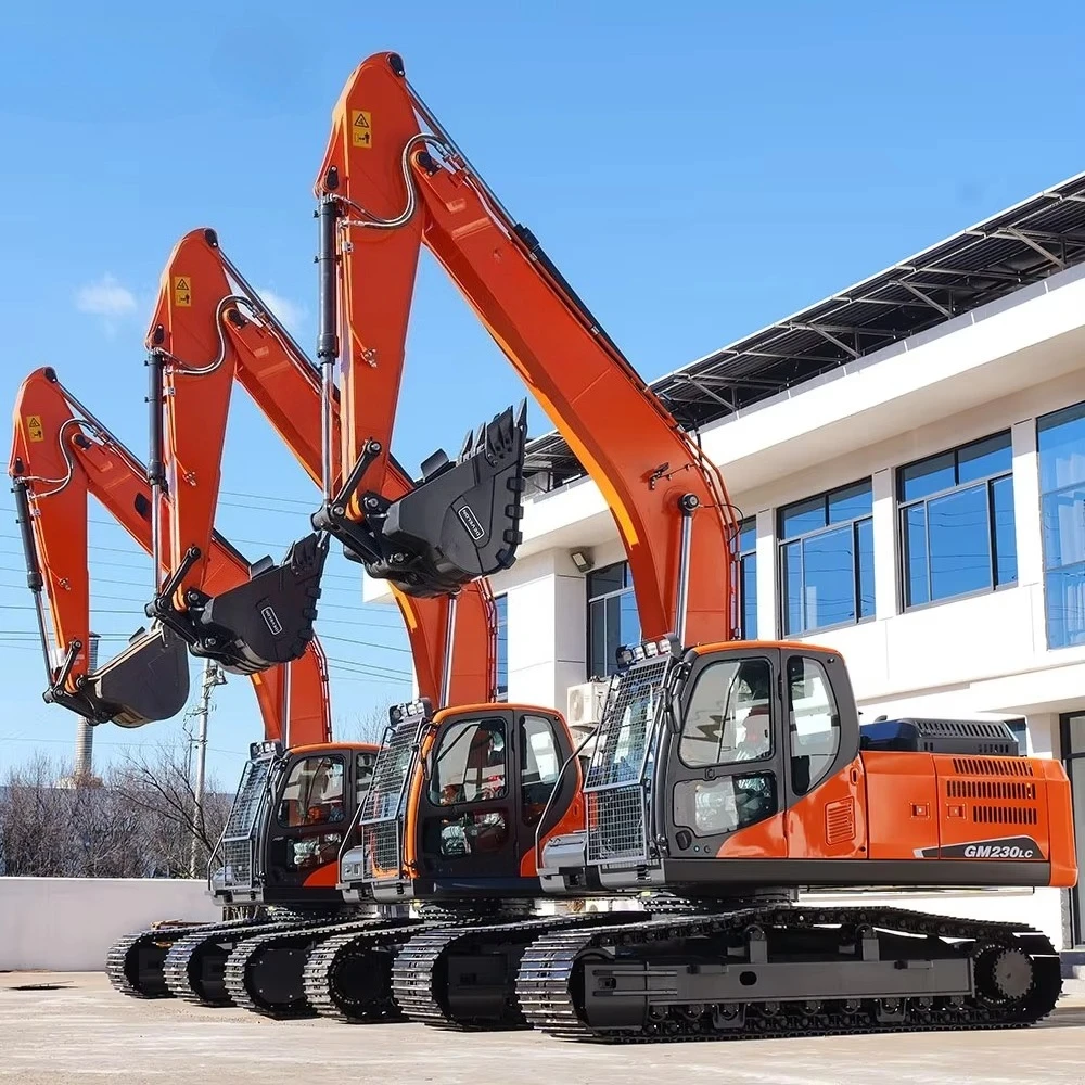 Industrial Hydraulic Digger Overload Hydraulic Safety Lock Emergency Stop Button All Terrain Industrial Excavation Machinery