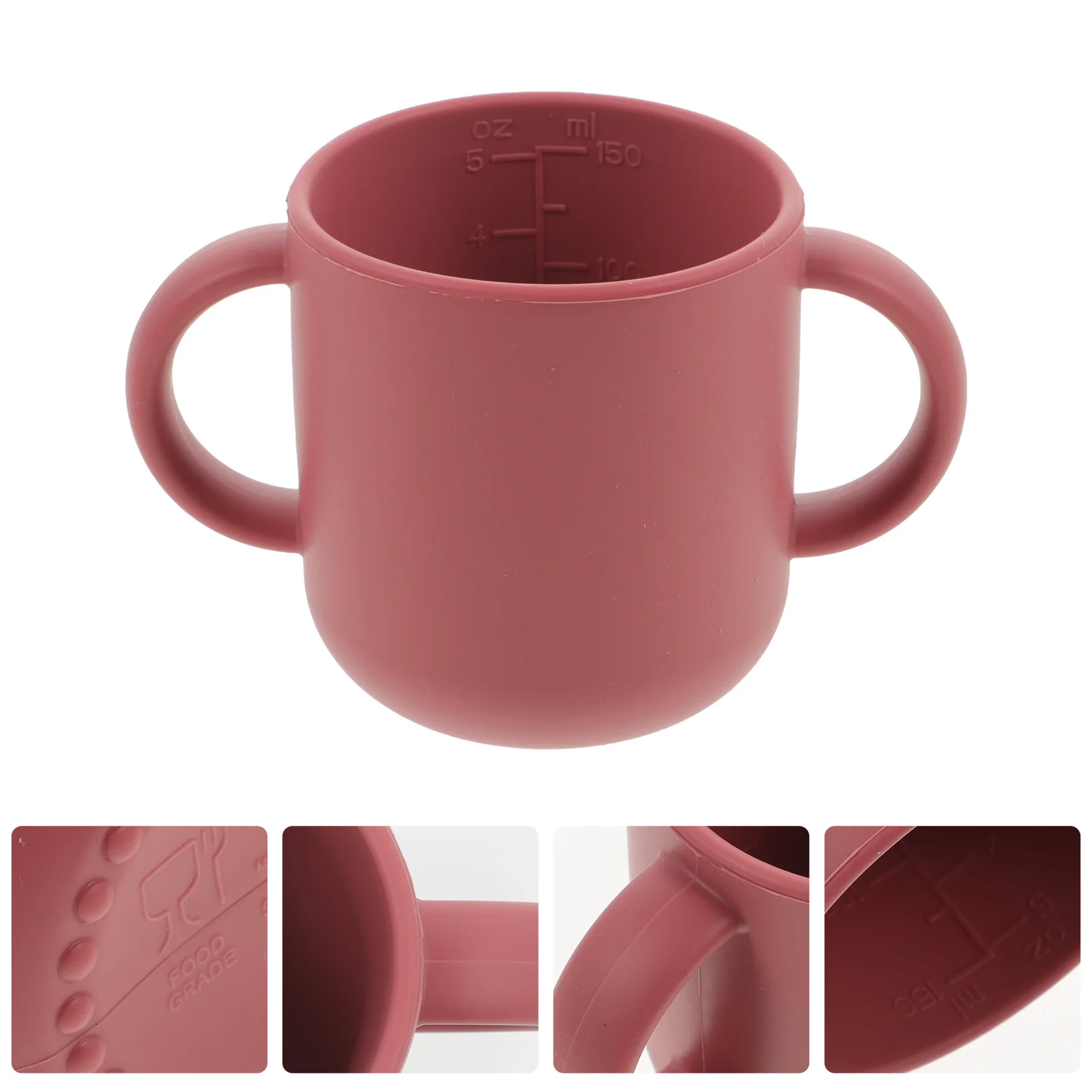 

Silicone Drinking For Toddlers Kids 1-3 Years Baby Training Cup Transition Water Container Snack Holder Toddler Trainer