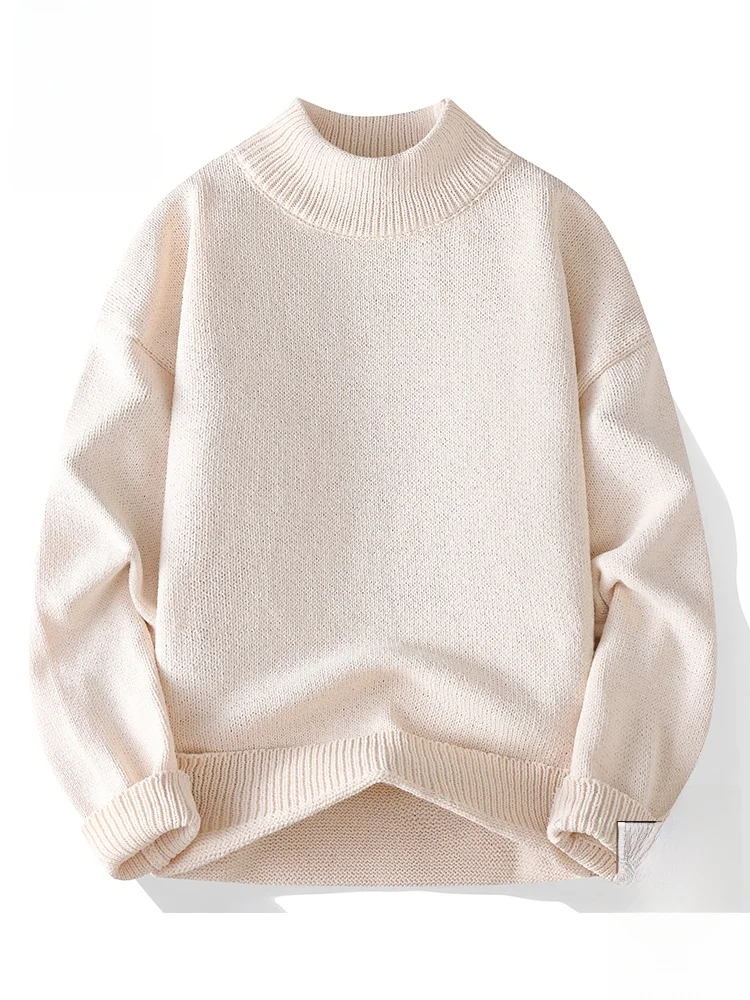 

Мужской свитер Paul Frank с высоким воротником, свободного кроя, для ношения под одеждой, осенне-зимний, комфортный, мягкий, из полиэстера, вязаный топ