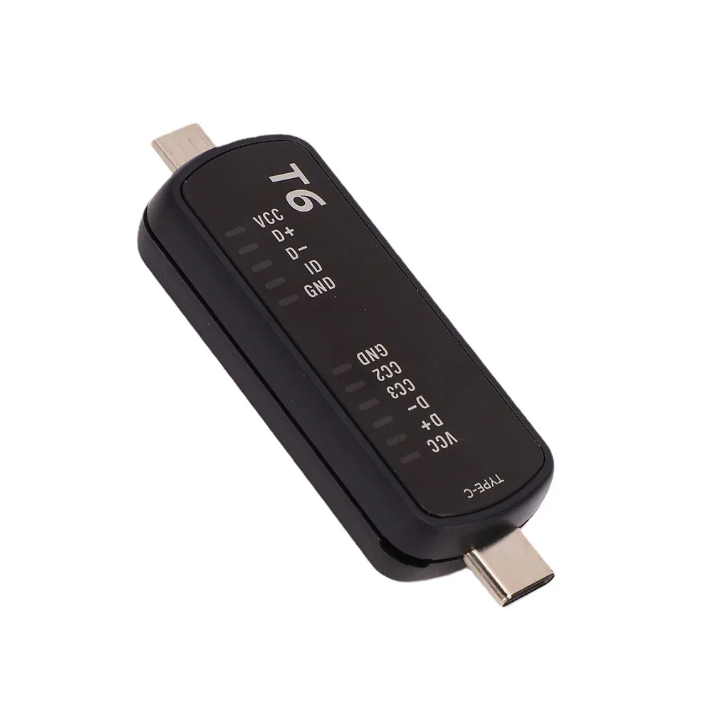 for T6 Compact Charging Port Tester with Dual Compatibility for Accurate Voltage and Continuity Checks on Modern Electronics