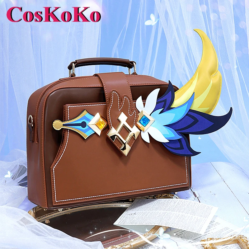 CosKoKo Mika Cosplay Anime Game Genshin Impact Derivative Product Lovely Bag Daily Preppy Commuter Fashion Unisex Backpack New