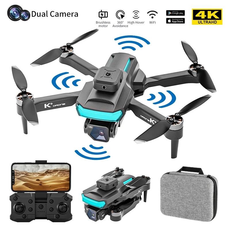 

2024 New K° Max Drone Professional EIS Gimbal 8K HD Camera Brushless Power Opitical Flow Foldble Light Toys RC UAV For Xiaomi