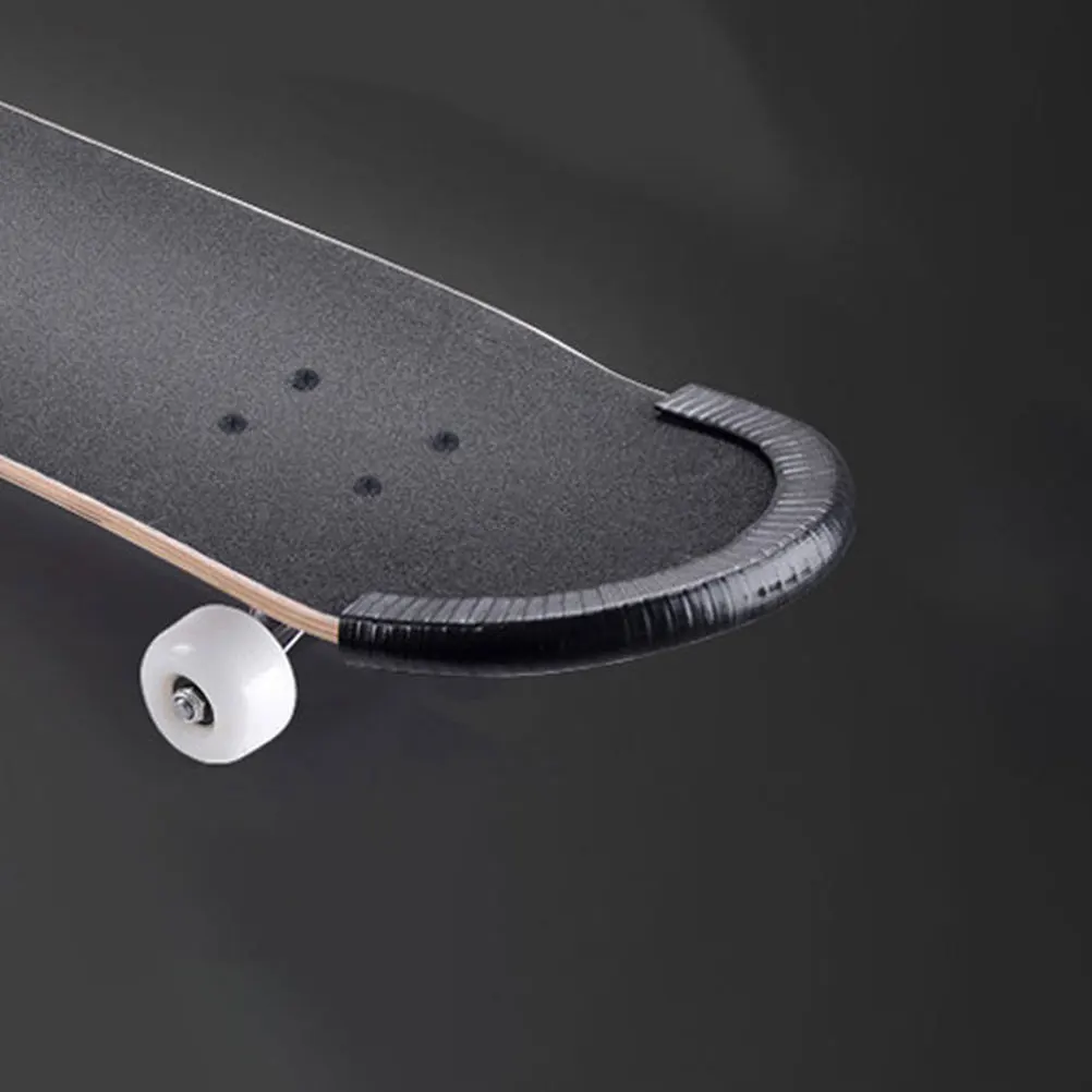 

1 Pair Skateboard Protector Black 30cm Thick Deck Guards Skateboard Bumper Universal Fit Accessories Edge Protection Parts