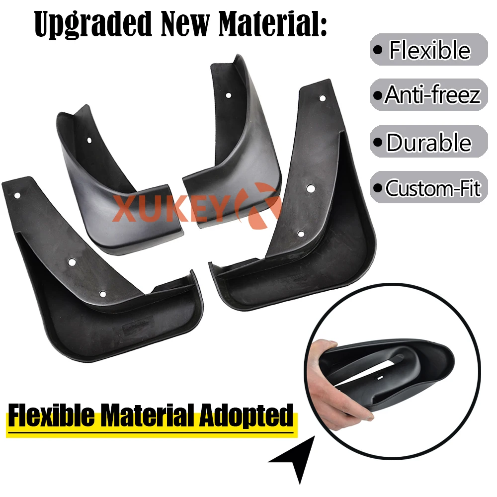 Mudflaps Splash Guards Set Molded Mud Flaps For Ford Mondeo Mk4 2007 - 2012 Front Rear Mudguards Fender 2008 2009 2010 2011