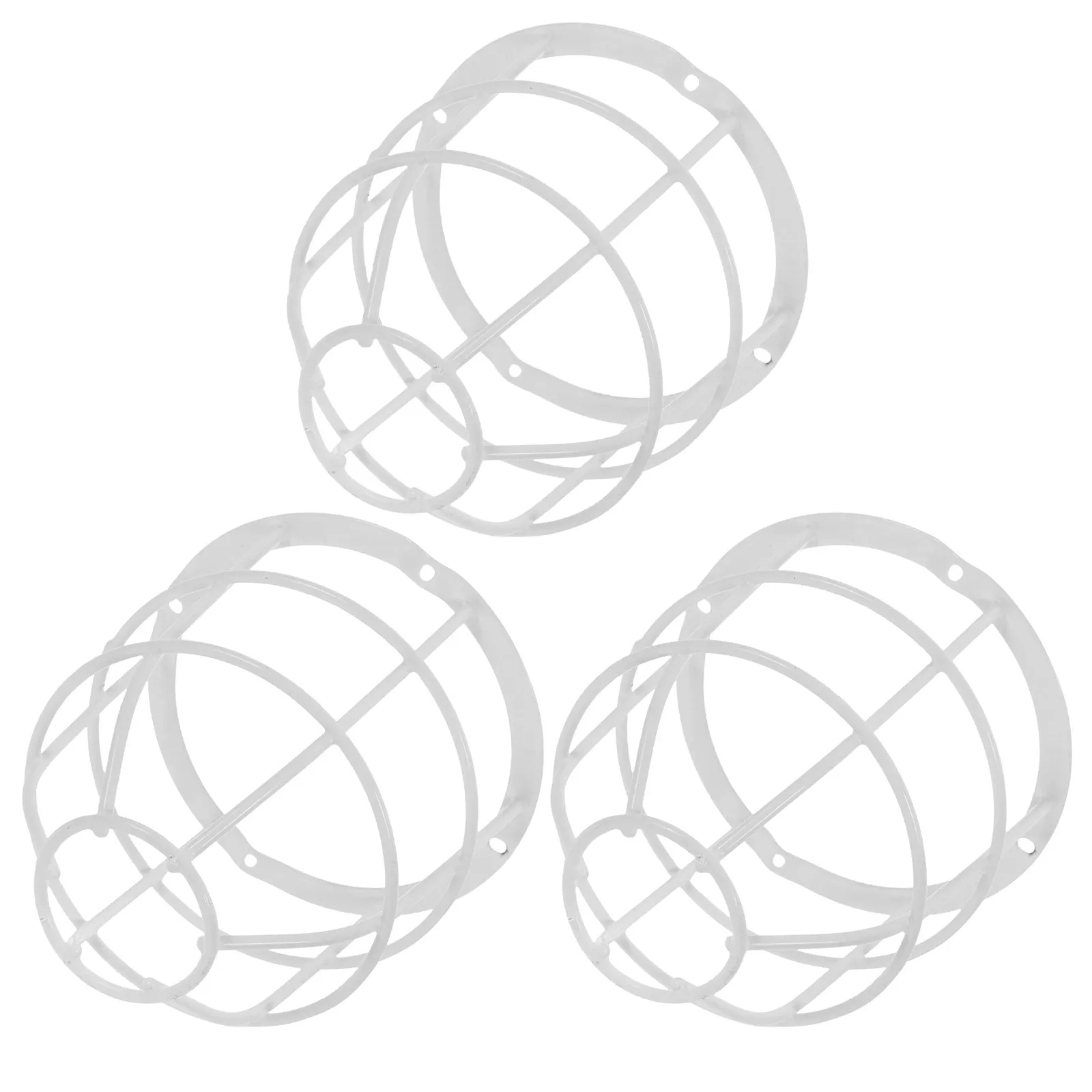 3-個信号灯保護ネットヘビーデューティワイヤーメッシュランプガード工業用緊急警報安全カバーアラームライトガードネット