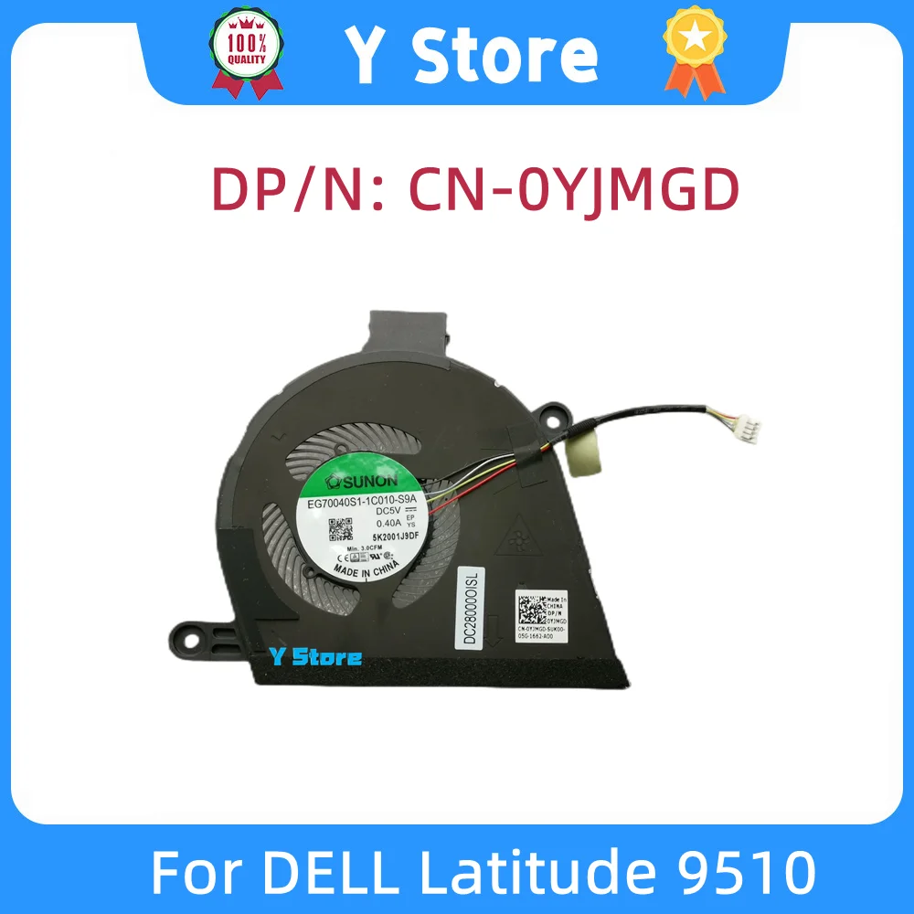 

Новый оригинальный охлаждающий вентилятор для ноутбука Dell Latitude 9510 0YJMGD CN-0YJMGD Бесплатная доставка