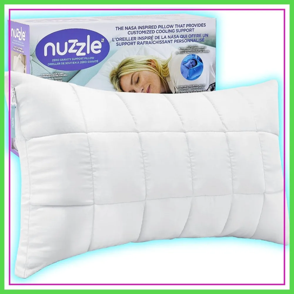 

Adjustable Firm Pillow, Luxury King Size Bed Pillow Hotel Collection - Adjust Height Soft Cooling Pillow for Back, Stomach or Side Sleepers