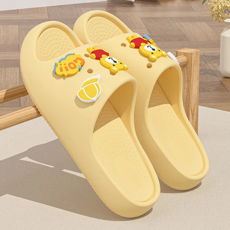 

Summer Women Cloud Slippers Indoor Home Casual Soft Soled Cartoon Flip Flops Bathroom Non Slip Sandals Outdoor Beach Slides Shoe