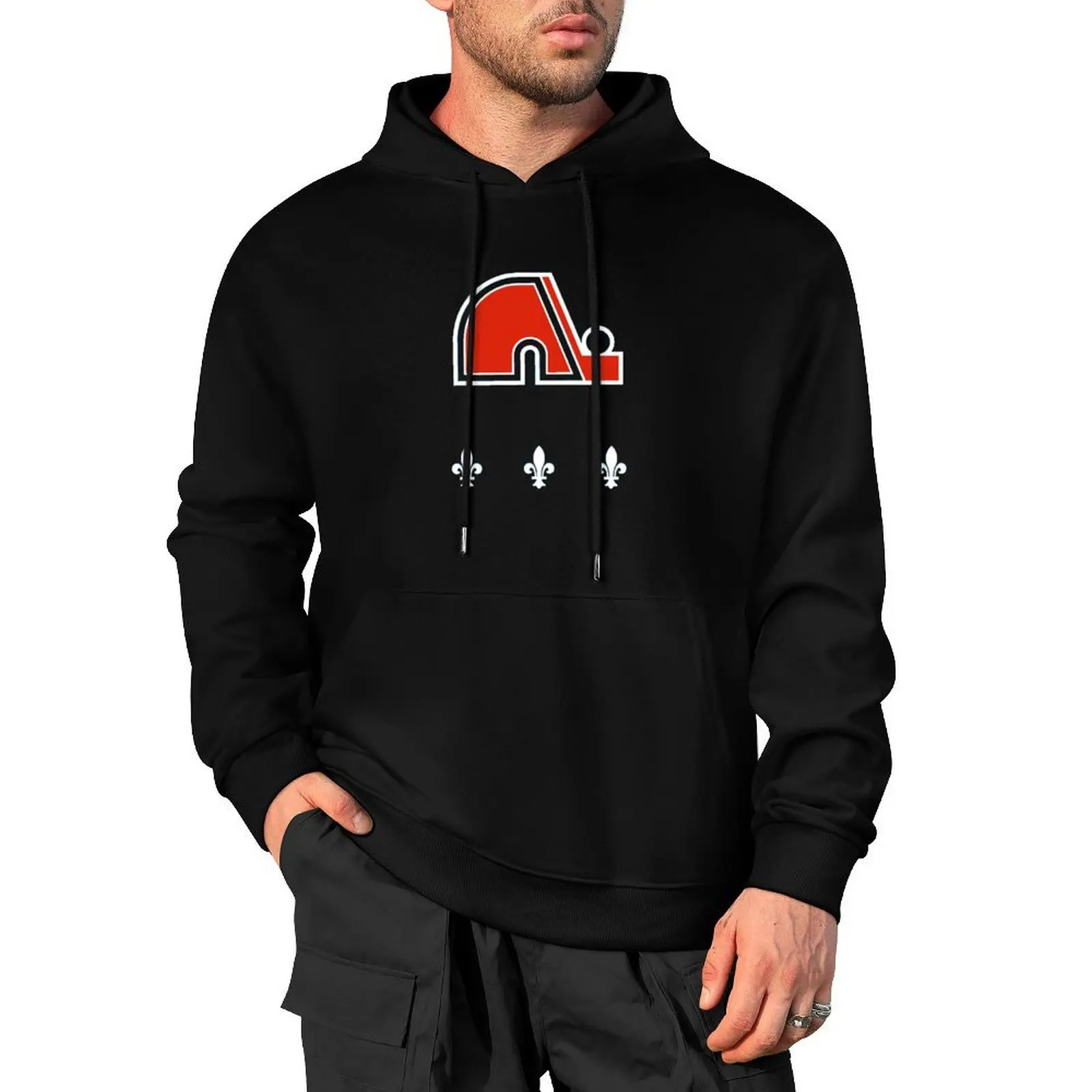 

Vintage Quebec Hockey - Retro Nordiques Pullover Hoodie autumn aesthetic clothing men's winter sweater men clothes tracksuit