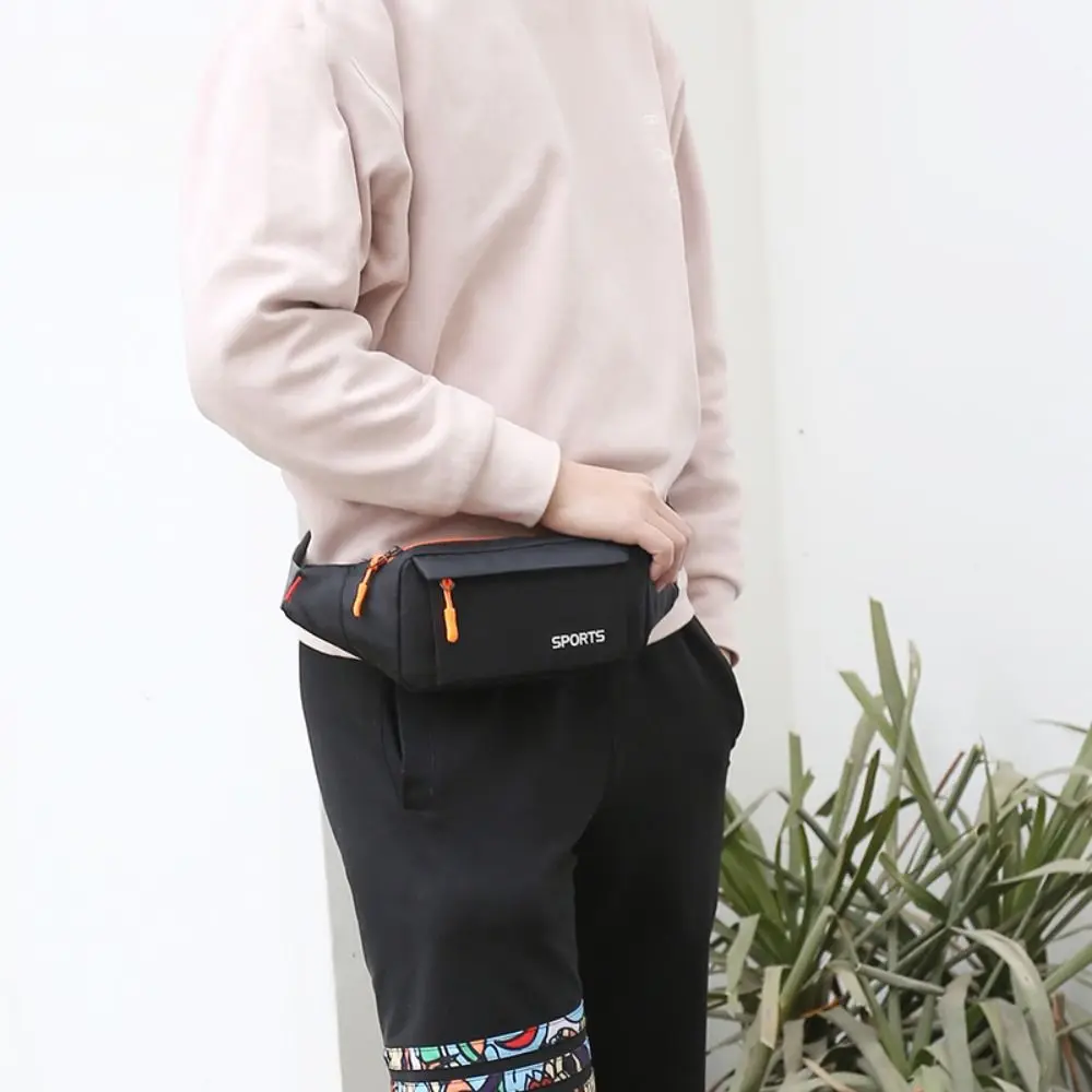 

Fashion Waterproof Waist Pack Sports Running Mobile Phone Holder Belt Bag Polyester Travel Pouch Chest Bags Women men