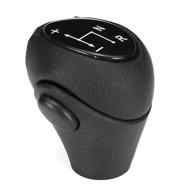 Auto Parts Leather Automatic Gear Shift Knob Lever Shifter for Mercedes Benz Smart Fortwo Roadster 450 451 Brabus Fortwo