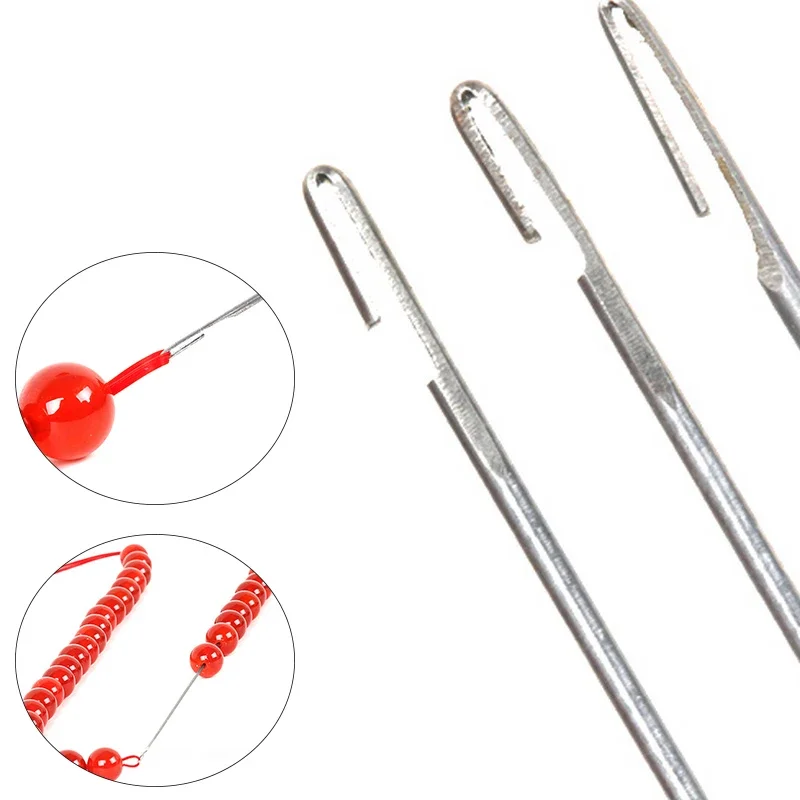 5pcs/lot 26cm Super Long Stainless Steel Beading Needles Easy DIY Jewelry Making Tools Beading Pins for Beading Sewing Supplies