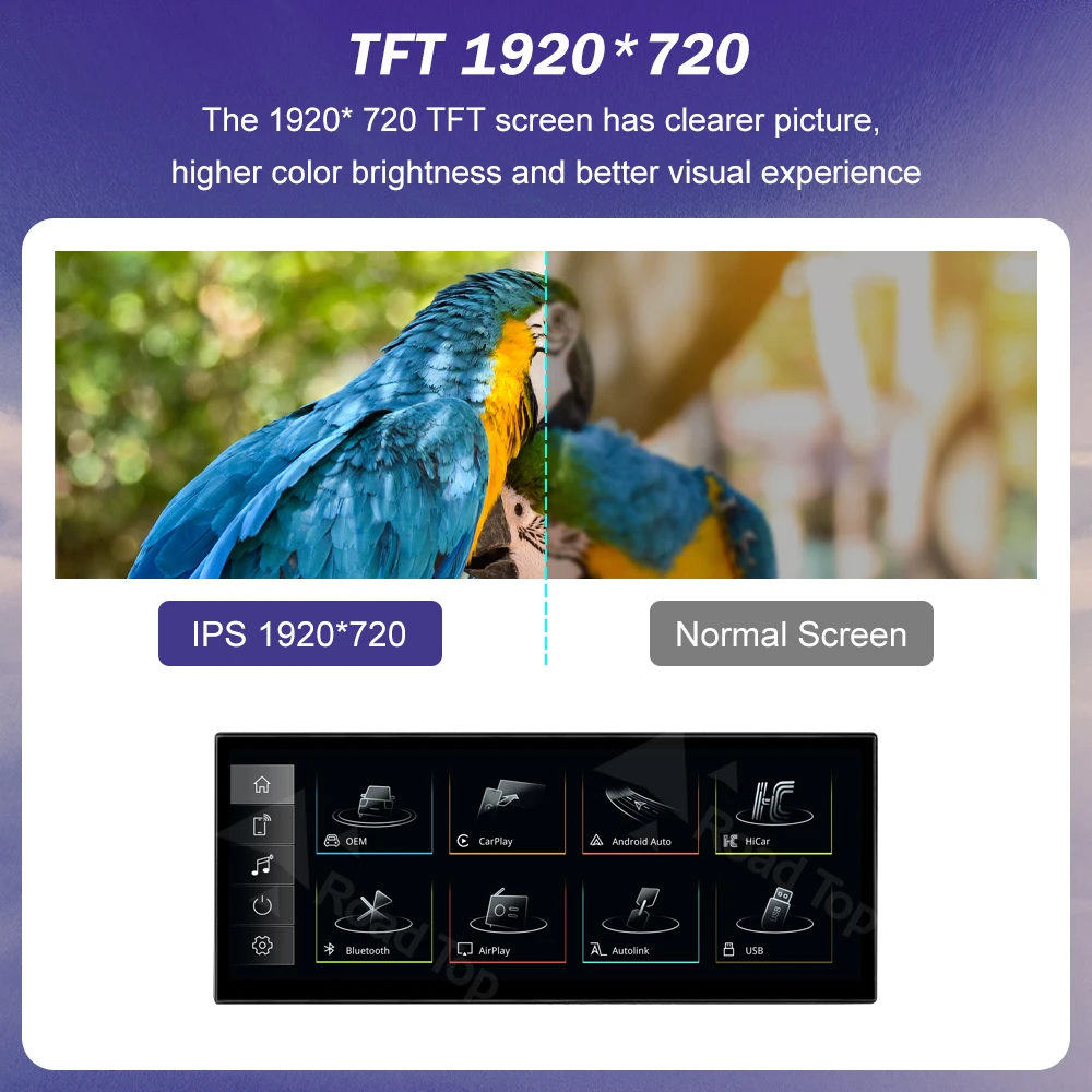 شاشة الوسائط المتعددة للسيارة CarPlay اللاسلكية لأودي A4 A5 2016-2019 أندرويد السيارات دعم Airplay كاميرا راديو GPS مشغل السيارة #5