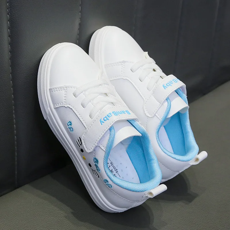 Zapatillas Kid Sneakers AutumnNew Girl Casual Shoe Soft Sole Skate Shoe White Tennis Shoe Kid Shoe Chunky Girl Shoe Zapatos Niña