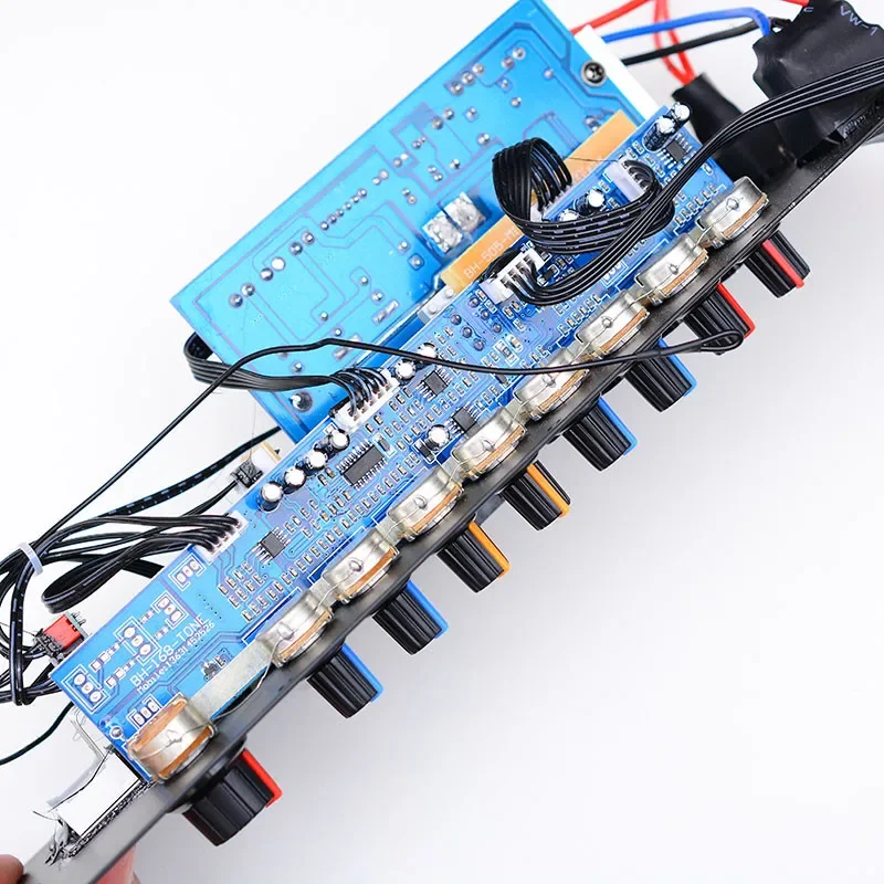 12V Battery 220V High Power Square Dance Bluetooth-compatible Power Amplifier Board Portable Trolley Mobile Speaker Power Amplif