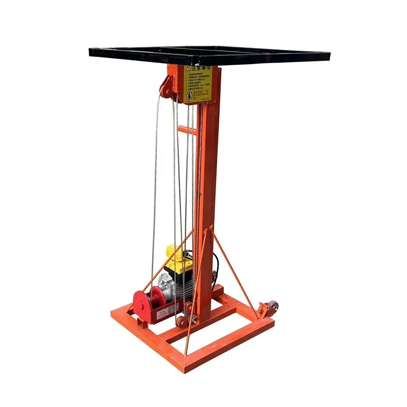 Air Conditioning Lift with Cooper Motor Reverse Wire Rope Elevator Electric Elevator