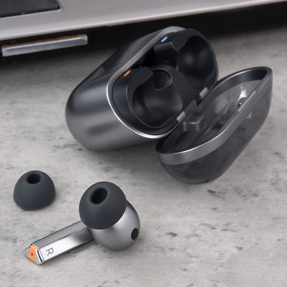 أطراف أذن من السيليكون لهاتف سامسونج جالاكسي Buds3 Pro سماعات أذن لاسلكية حقيقية سماعات أذن Buds 3 Pro TWS نصائح سدادات أذن